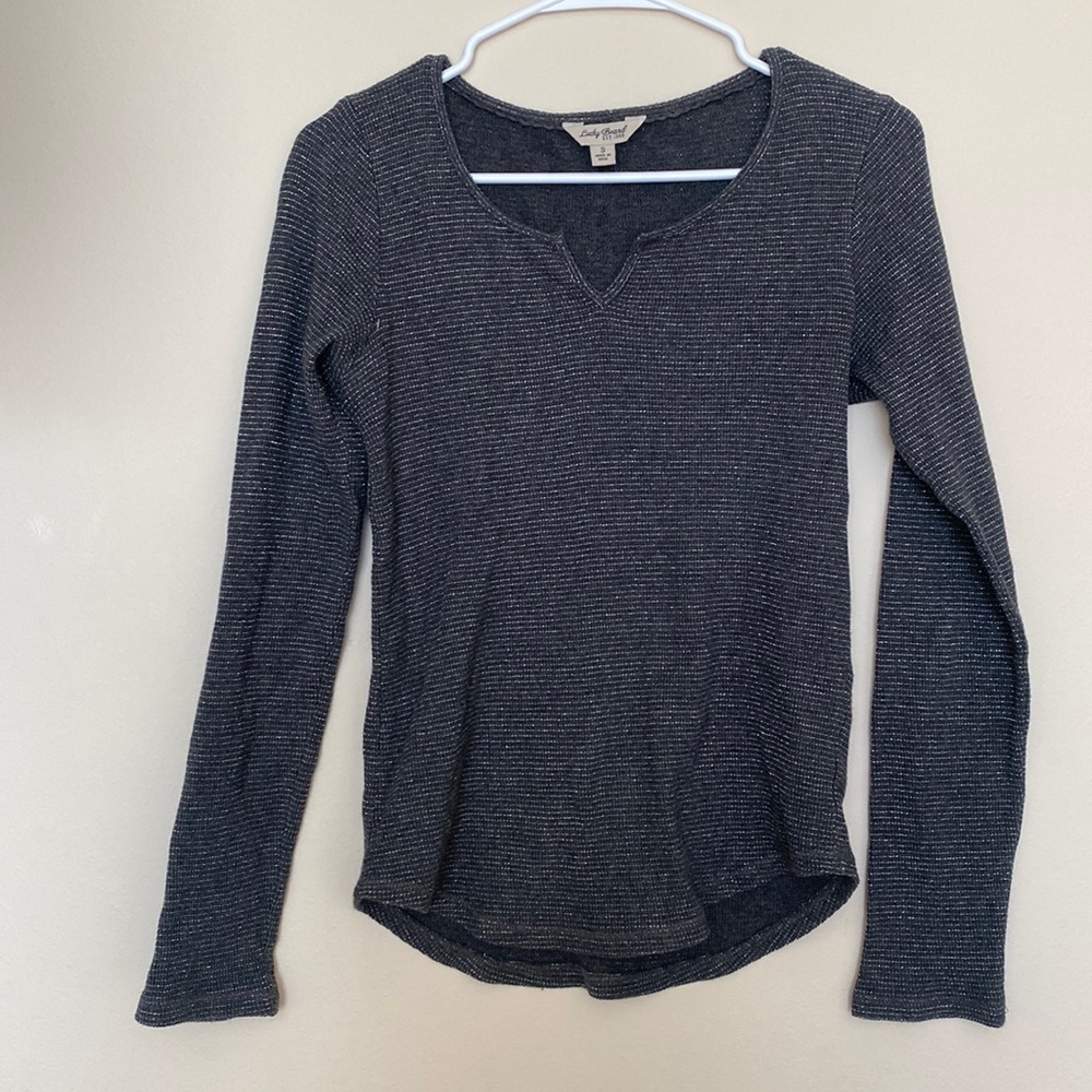 Small lucky brand long sleeve top